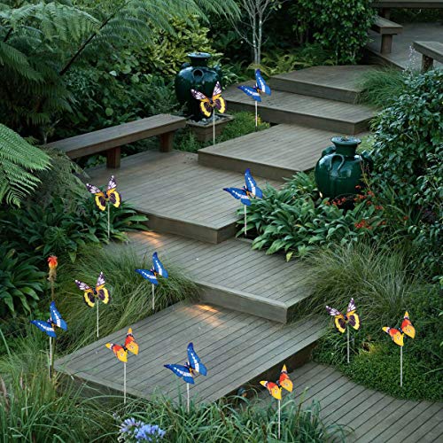 Wohome-Garden-Solar-Lights-Outdoor-3-Pack-Solar-Stake-Lights-Multi-Color-Changing-LED-Fiber-Optic-Decorative-Lights-with-a-Purple-LED-Light-Stake-0-5